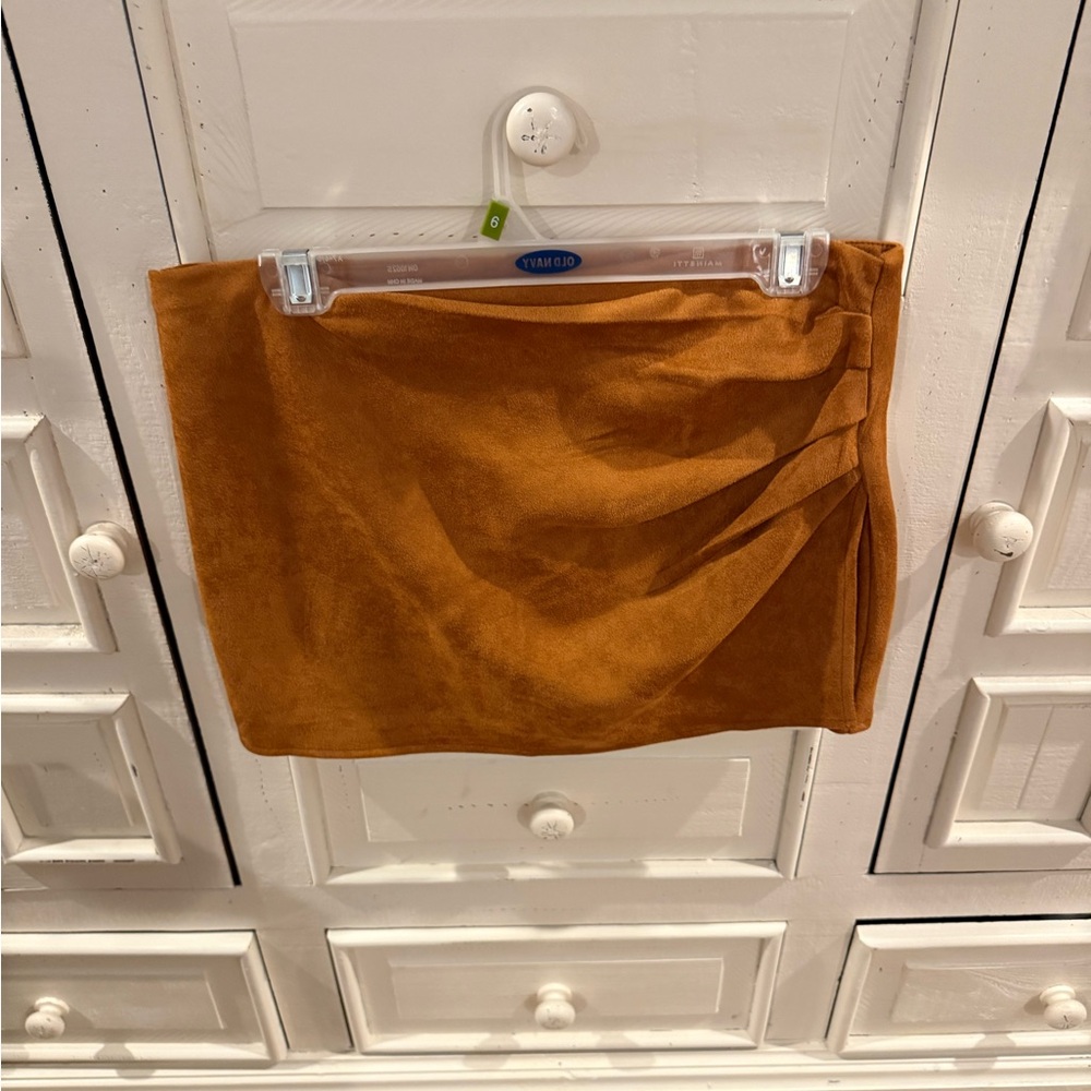 Zara Tan Mini Skirt